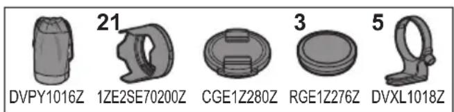 PANASONIC Lumix SE70200 - Accessori in dotazione - 1