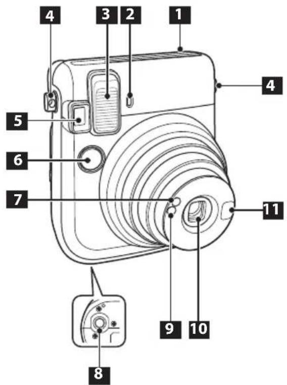 FUJIFILM Intax Mini 70 - Nom des pieces - 2