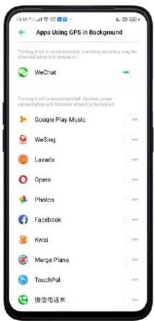 OPPO A5 (2020) - Service de localisation - 5