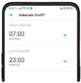 OPPO A5 (2020) - Préréglage du délai d'activation/désactivation de l'appareil ou activation/désactivation automatique - 2