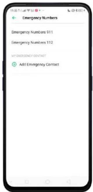 OPPO A5 (2020) - Contact d'urgence SOS - 3