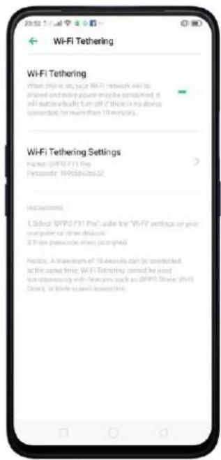 OPPO A5 (2020) - Utiliser le partage de connexion wi-fi - 1