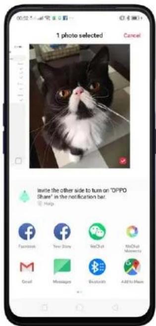 OPPO A5 (2020) - Partager depuis les applications - 2