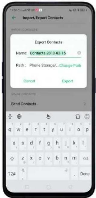 OPPO A5 (2020) - Importer et exporter les contacts - 5