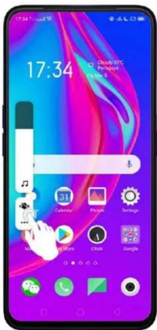 OPPO A5 (2020) - Design du réglage du volume - 2