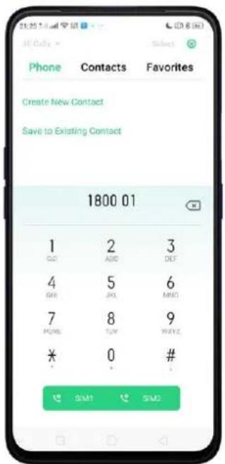 OPPO A5 (2020) - Passer un appel - 1