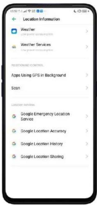 OPPO A5 (2020) - Service de localisation - 4