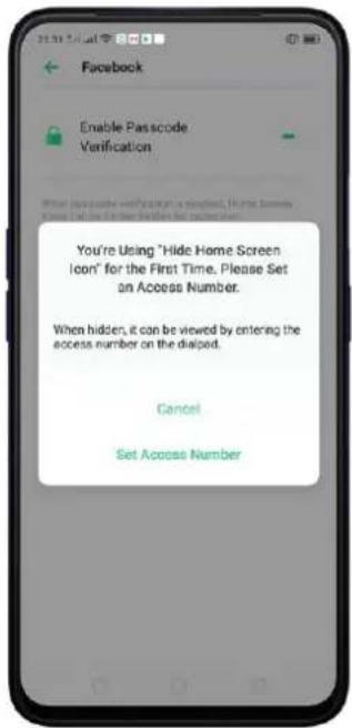 OPPO A5 (2020) - Masquer l'icône de l'écran d'accueil - 2