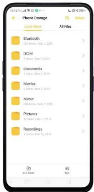 OPPO A5 (2020) - Classification de fichiers - 2