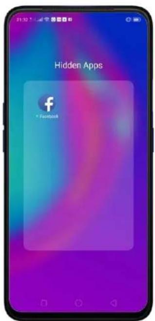 OPPO A5 (2020) - Masquer l'icône de l'écran d'accueil - 6