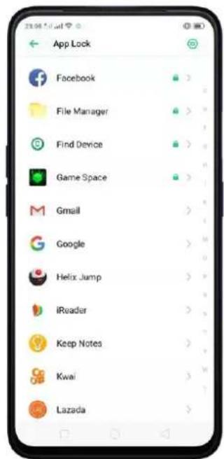 OPPO A5 (2020) - Comment chiffre les applications - 3