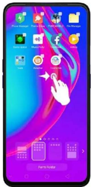 OPPO A5 (2020) - Organiser l'écran d'accueil - 1