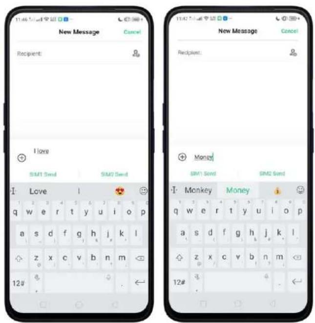 OPPO A5 (2020) - Modifier le texte - 6