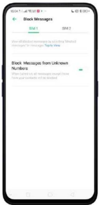 OPPO A5 (2020) - Bloquer les appeals et messages indésirables - 3