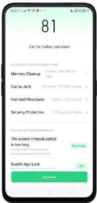 OPPO A5 (2020) - Scanner et optimiser le téléphone - 3