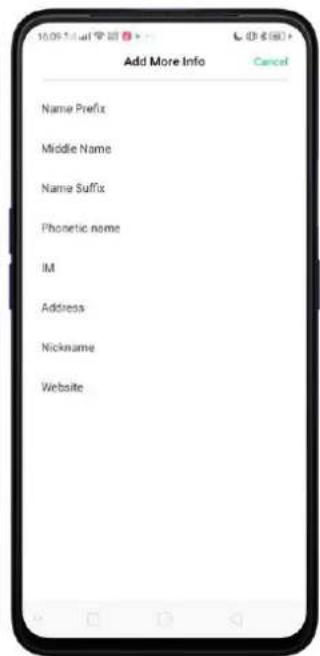 OPPO A5 (2020) - Ajouter un contact - 3