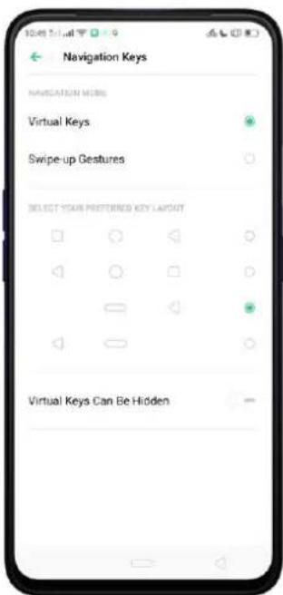 OPPO A5 (2020) - Touches menu, accueil et retour - 3