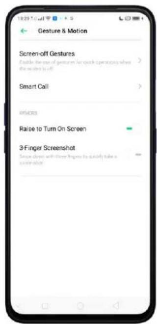 OPPO A5 (2020) - Soulevez le téléphone pour allumer l'écran - 1