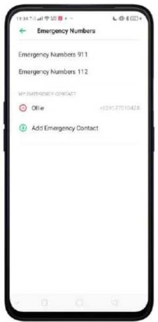 OPPO A5 (2020) - Contact d'urgence SOS - 4
