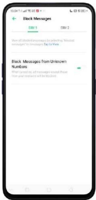 OPPO A5 (2020) - Personnaliser les paramètres du message - 3