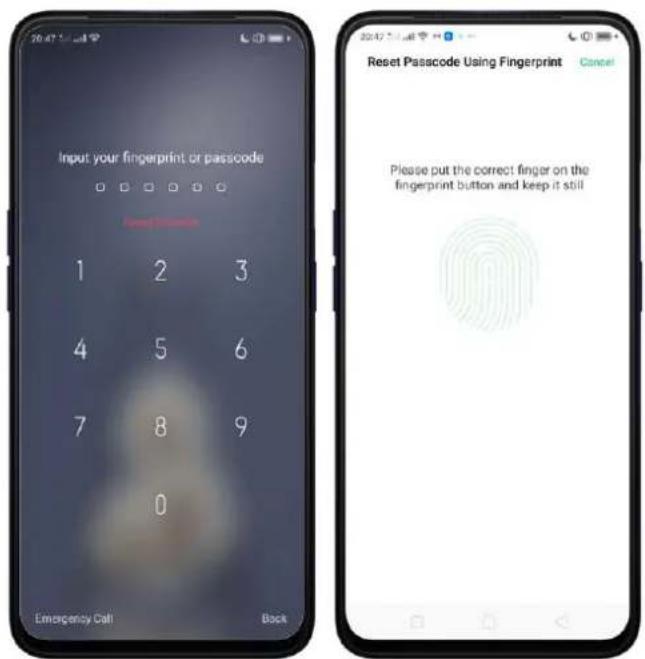 OPPO A5 (2020) - Réinitialiser les méthodes du code d'accès - 2