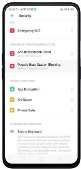 OPPO A5 (2020) - Blocage des fausses bornes d'accès - 1
