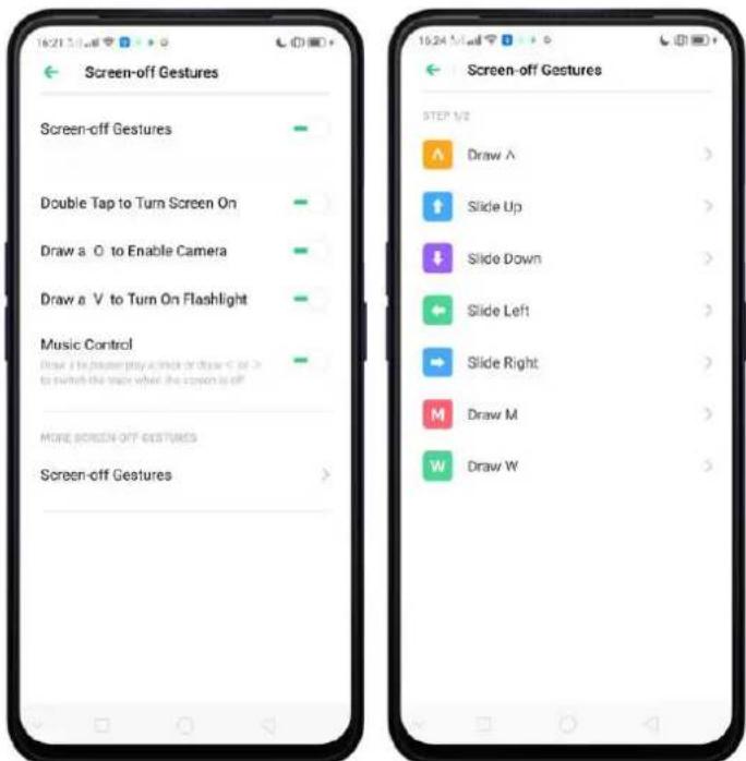 OPPO A5 (2020) - Gestes sur l'écran - 1