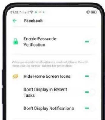 OPPO A5 (2020) - Masquer l'icône de l'écran d'accueil - 4