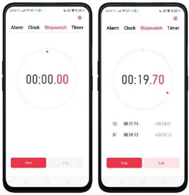 OPPO A5 (2020) - Utiliser le chronomètre - 1