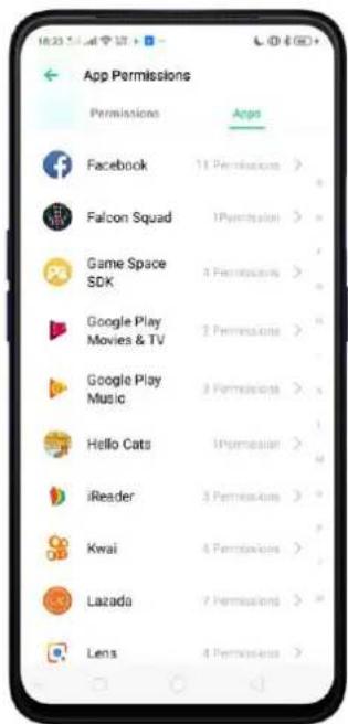 OPPO A5 (2020) - Autorisation de confidentialité - 3