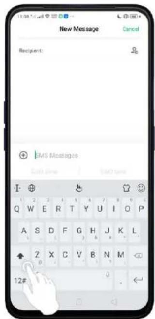 OPPO A5 (2020) - Saisir du texte - 1