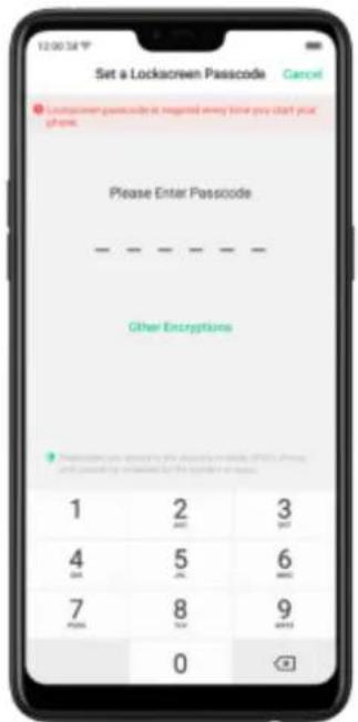 OPPO A5 (2020) - Code de l'écran de verrouillage - 1