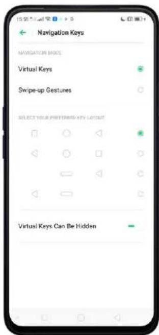 OPPO A5 (2020) - Touches menu, accueil et retour - 8