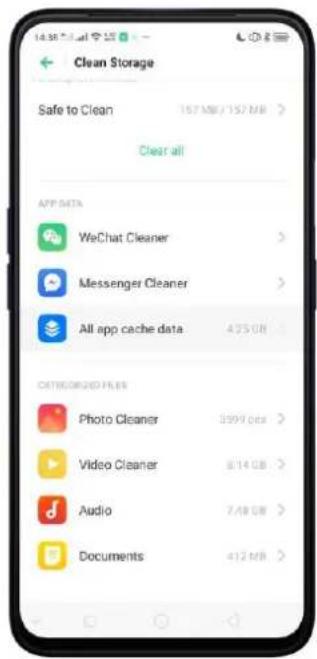 OPPO A5 (2020) - Effacer le stockage - 3