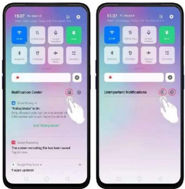 OPPO A5 (2020) - Centre de notifications - 1