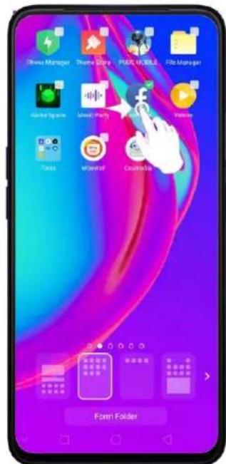 OPPO A5 (2020) - Grouper des applications - 3