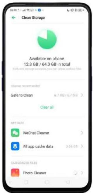OPPO A5 (2020) - Effacer le stockage - 2