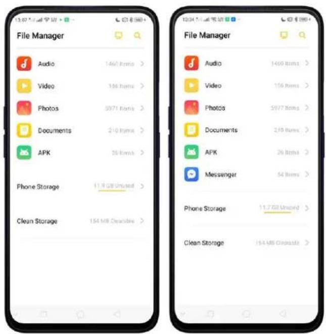 OPPO A5 (2020) - Classification de fichiers - 1