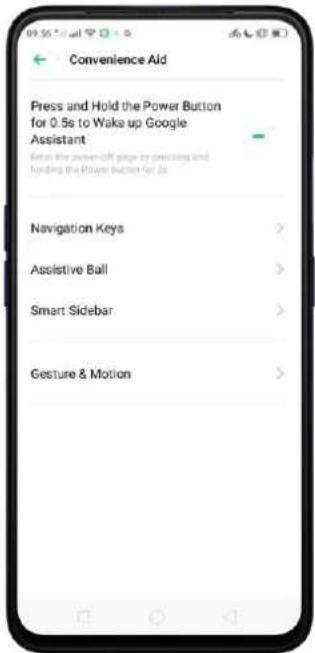 OPPO A5 (2020) - L'option services pratiques a été divisée en services pratiques et aide de commodité - 3