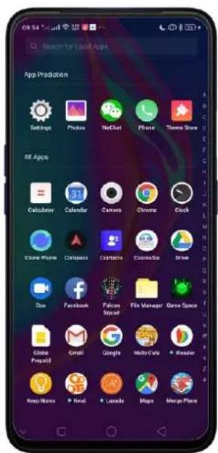 OPPO A5 (2020) - Mode d'écran d'accueil ajouté - 5