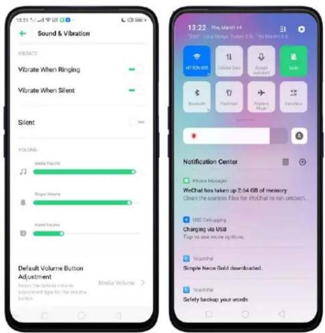OPPO A5 (2020) - Son, vibrations et retour système - 1