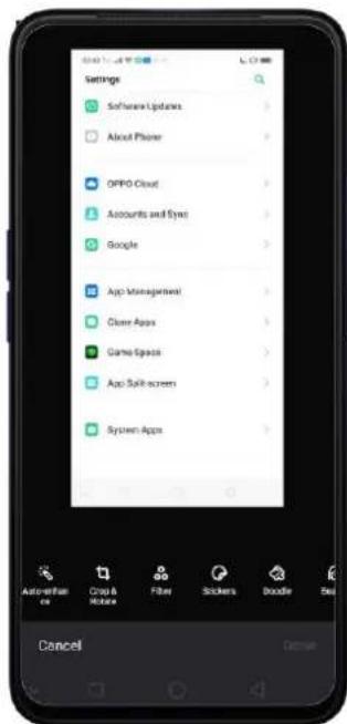 OPPO A5 (2020) - Modifier une capture d'écran - 3