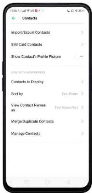 OPPO A5 (2020) - Importer et exporter les contacts - 1