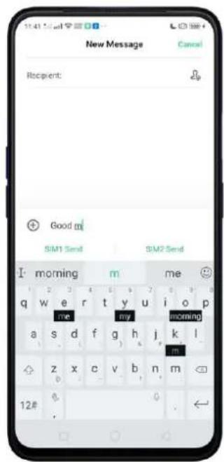 OPPO A5 (2020) - Modifier le texte - 4