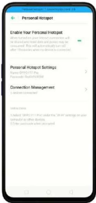 OPPO A5 (2020) - Transformer le téléphone en point d'accès personnel - 3