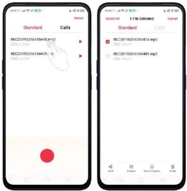 OPPO A5 (2020) - Gérer les enregistrements - 2