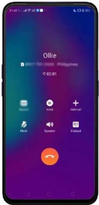 OPPO A5 (2020) - Pendant que vous passez un appel - 1