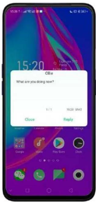 OPPO A5 (2020) - Personnaliser les paramètres du message - 7