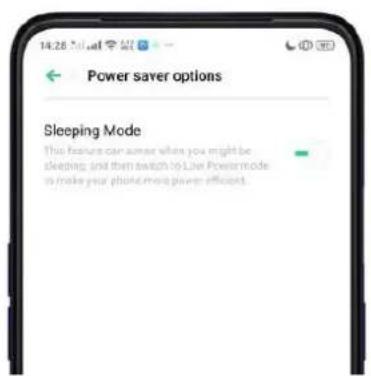 OPPO A5 (2020) - Autres fonctions d'économie d'énergie - 2