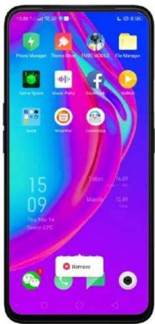 OPPO A5 (2020) - Gérer l'écran d'accueil - 3
